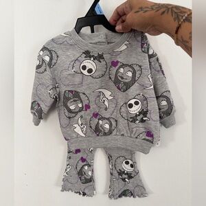 Disney NBC heart grey girls 3/6mo Set